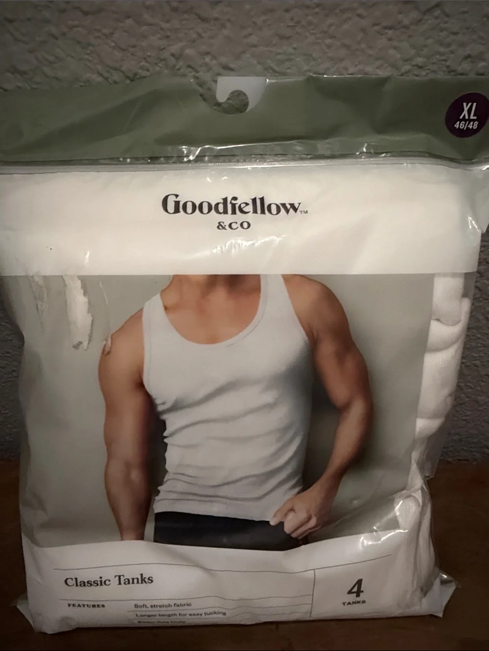 Goodfellow & Co White Men’s Tank Tops - 4 Pack (XL)